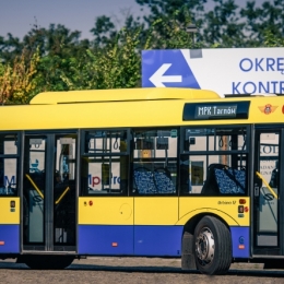 Autobus marki Solaris Urbino 12 - sesja na terenie MPK